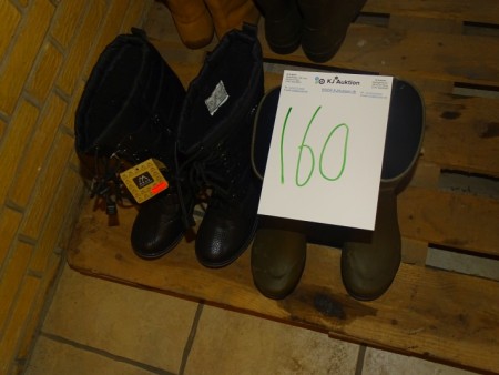 Rubber boots size 37, winter boots size 37