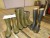 4 pairs of rubber boots -3 pairs size 42 and 1 pair size 43