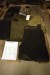 6 pairs of trousers (1 unknown mrk. Str. 85, 4 Laksen str. 85, 1 Tocan size 85) + mittens