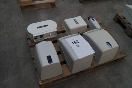 Various paper dispensers.