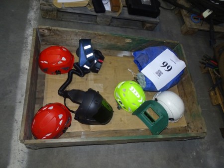 Various helmets