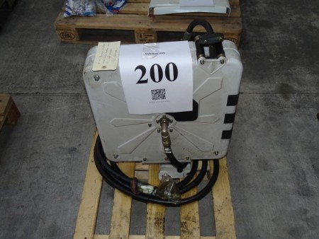 Oil louver rolls with oil counter, for air pumps. 1/2 hose.