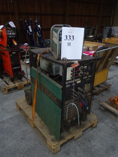 Migatronic-welder. KME 400. With wire box. Without handle.