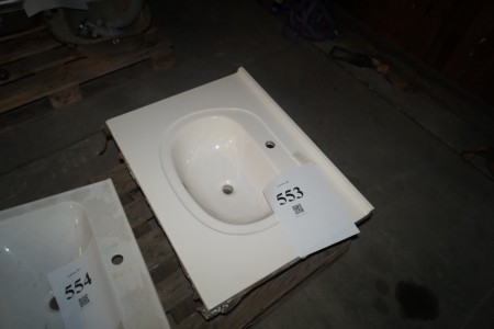 Håndvask 80x60 cm