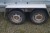 Boogie trailer reg no KY5720 Selandia type B14 total weight 1400 kg selfweight 400 kg