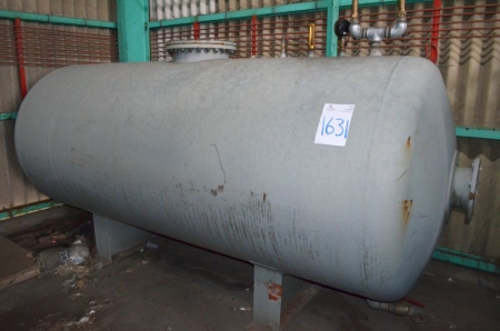 Horisontal stål luft tank 1.4mtr diameter x 3.5mtr lang