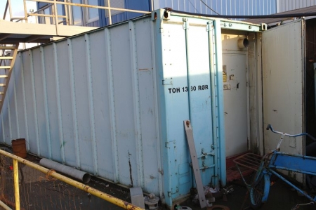 Container, 40 feet. Light. Heating. Extract air.