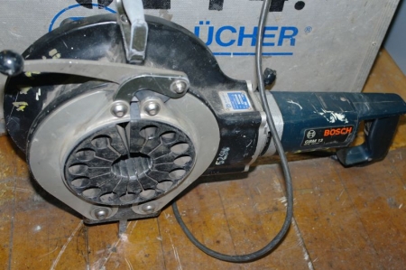 Electric pipe cutter, Bosch GBM 13 in aluminum box