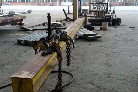 Lifting Beam, weight 1020 kg. Length: approx. 8 m