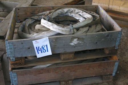 (4) pallets of welding cables + box of fresh air masks, Speedglas