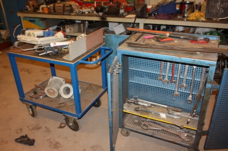Roller Trolley + tool trolley with content