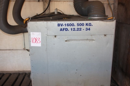 Udsugning: Bellinge Ventilation, BV-1600, 500 kg