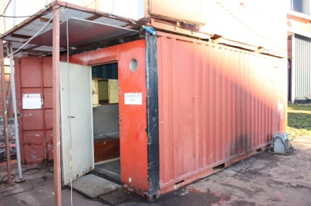 Crew container, 20 feet. Insulated. Power. Heating