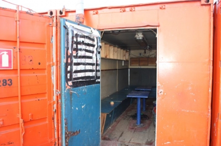 Crew container, 20 feet. Insulated. Power. Heating. ventilation