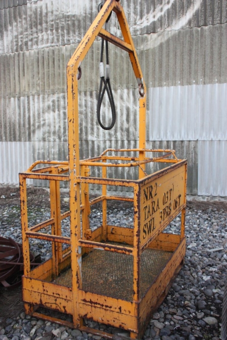 Lift basket for crane, 3 persons / 0.6 T