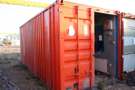 Container, 20 feet, insulated, power, heating