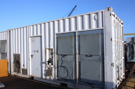 Generator Teststation opbygget i marine container, Jovyatlas. Se venligst PDF-dokument.