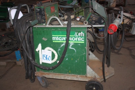 Migatronic KME 550 with 2 x wire feed unit units, Migatronic Yard Unit KT-62 4WD