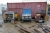 (4) carts with content + toolboxes + cable + compressed air hoses