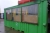 20 fods container med dør + vindue - indrettet som mandskabsvogn med strøm.