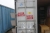 20 foot container, with power - sold without content.