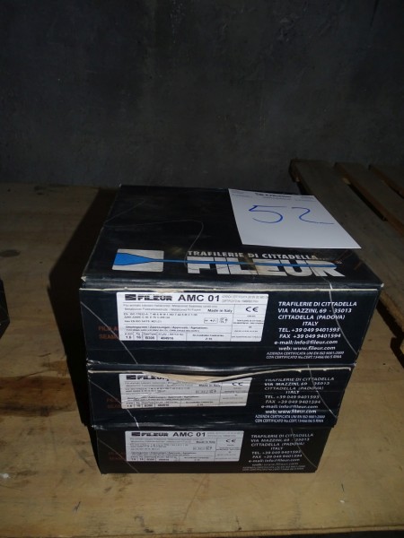 Fileur AMC 01 1.6 mm welding wire type b300 3 boxes.