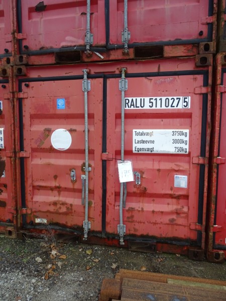Material containers, load 3000kg, outside dimensions: 1420mmx2240mmx2160mm