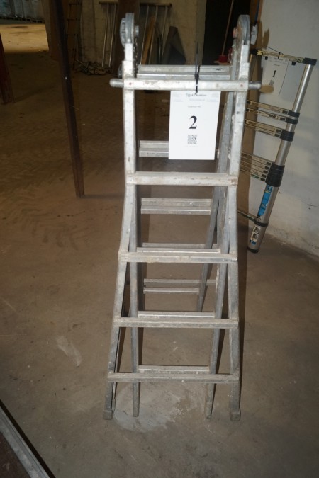 12 step pull-out ladder.