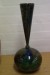 Håndblæst glaskunst. Vase. Signeret. Diameter: 16 cm. Ca. Højde: 40 cm ca.