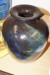 Hand-blown glass art. Vase. Height: approx. 36 cm. Diameter: approx. 27 cm.