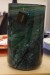 Hand-blown glass art. Vase. Diameter: approx. 16 cm. Height: approx. 30 cm.