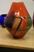 Hand-blown glass art. Vase. Model 352435. Height: approx. 32 cm. Diameter: approx. 26 cm.