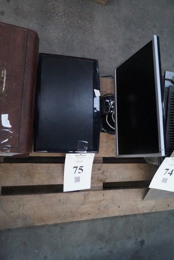 2 computer screens - mrk. LG