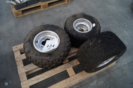 4 Stück Reifen für ATV. Marke: Dominator. 175 / 75-10