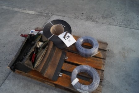Ribbon for belt tensioner + 2 rolls Tubclair hoses Ø 6x9 - 50 m + tool bag
