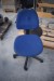 Barbord - 72x72cm. + 3 office chairs