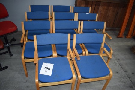 11 chairs - some with injuries