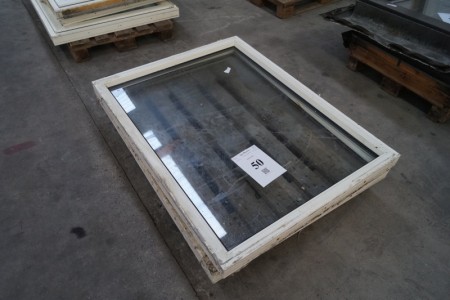 2 Stück Fenster. 99x129 cm.