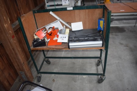 Various printing machines. Wire O compact. With trolley