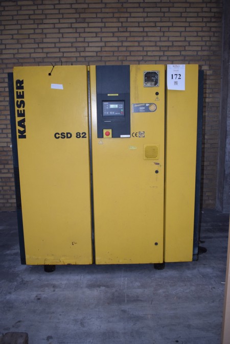 Kaeser kompressor CSD 82. 166x100x186 cm.
