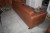 Sofa. Brun læder. 190x75x75 cm.