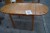 Dining table. 155x82x73 cm. - Stand: worn.