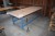 Packing table on wheels. 250x100x85 cm.
