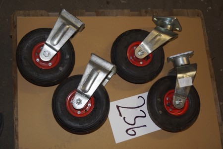 4 pcs wheels: 20 cm