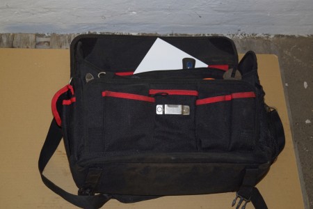 Bag with various hand tools