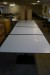 4 Stück Tische mit Stahlfuß 129x100x74 cm