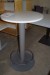 Café table ø: 70 cm h: 110 cm