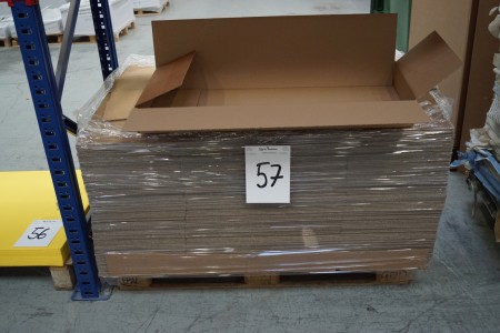 Palle med papkasser 90x35x10 cm