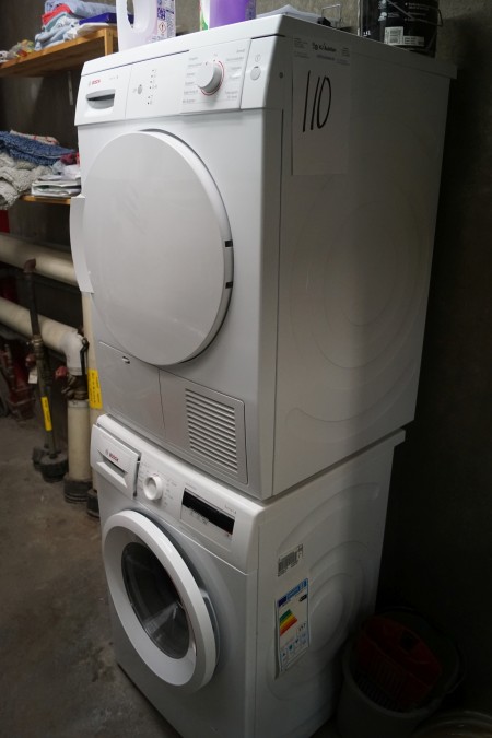 Washing machine + dryer, brand BOSCH