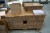Pallet with cardboard boxes 31x23x19 cm